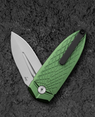 BESTECH QUQU BG57B-2 Alüminyum Saplı 14C28N Çelik Mini Çakı