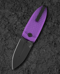 BESTECH QUQU BG57B-5 Alüminyum Saplı 14C28N Çelik Mini Çakı