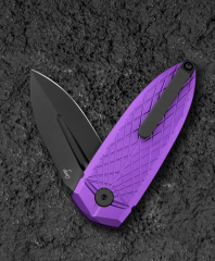 BESTECH QUQU BG57B-5 Alüminyum Saplı 14C28N Çelik Mini Çakı