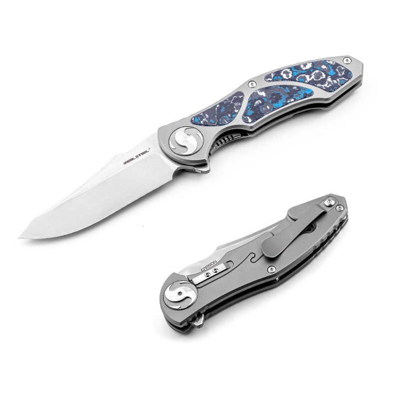 Real Steel Exorcist | Titanyum + Fat Carbon Parçalı Sap | S35VN Çelik Çakı | 9411FF