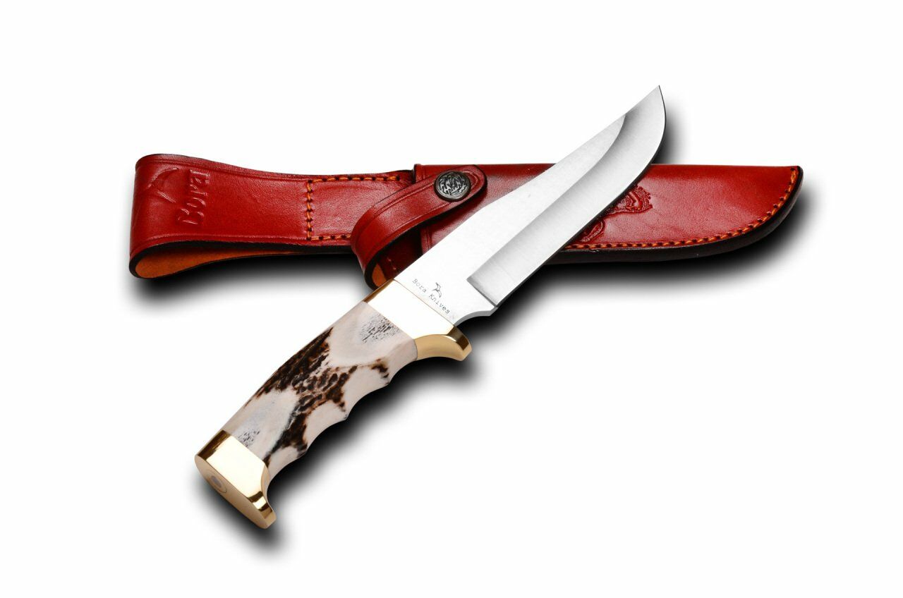 Bora 404 B Fighter Geyik Boynuzu Saplı Bıçak