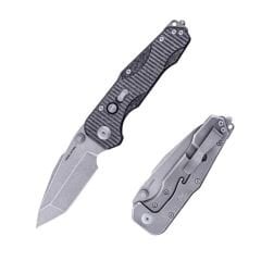 Real Steel Evolution | Titanyum + Carbon Fiber Sap | S35VN Çelik Çakı | 9914