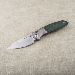 Real Steel Hoeft | Titanyum + Mikarta Sap | S35VN Çelik Çakı | 7901GM