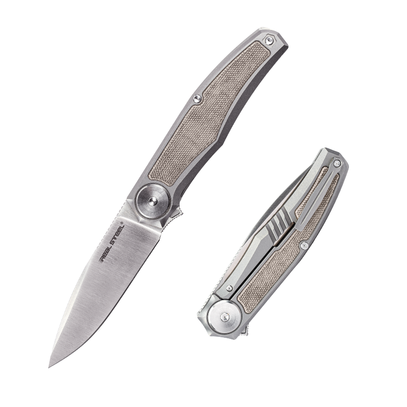 Real Steel Avangard | Titanium + Micarta Sap | M390 Çelik Çakı | 9781