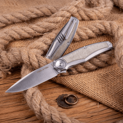 Real Steel Avangard | Titanium + Micarta Sap | M390 Çelik Çakı | 9781