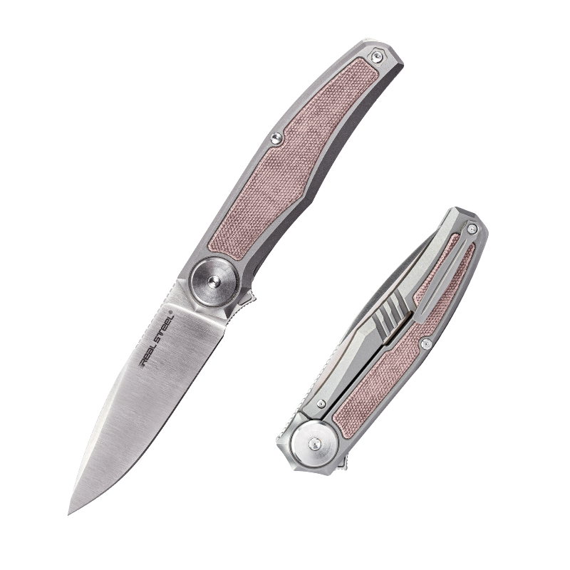 Real Steel Avangard | Titanium + Micarta Sap | M390 Çelik Çakı | 9782