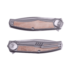 Real Steel Avangard | Titanium + Micarta Sap | M390 Çelik Çakı | 9782