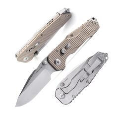Evolution Ironclad | D2 | Steel Frame & G10 | Stonewashed | 7911SC