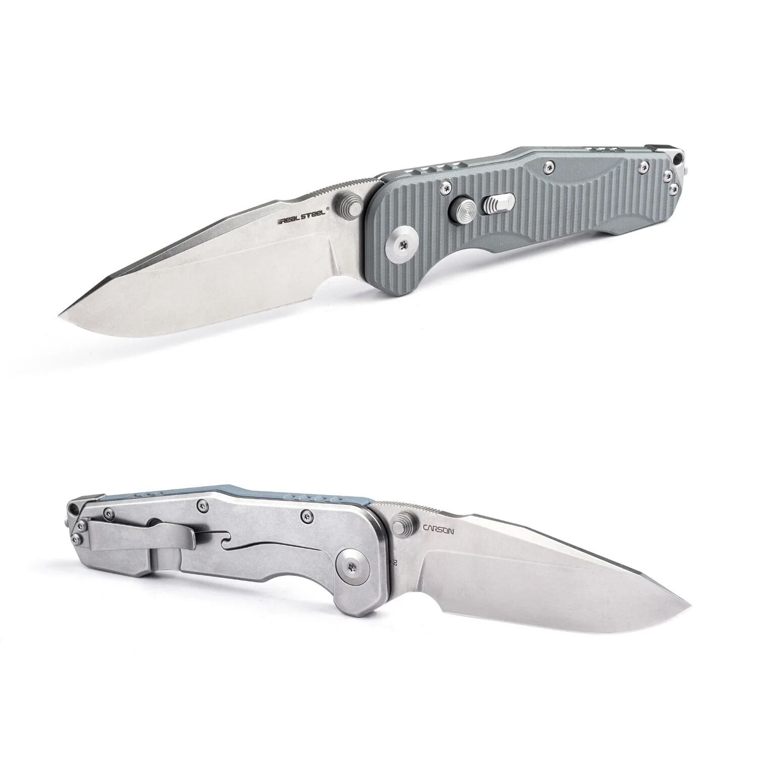 Evolution Ironclad | D2 | Steel Frame & G10 | Stonewashed | 7911SG