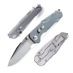Evolution Ironclad | D2 | Steel Frame & G10 | Stonewashed | 7911SG