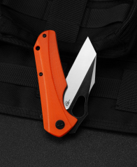 BESTECH OPERATÖR BG36D Turuncu G10 Sap D2 Çelik Çakı