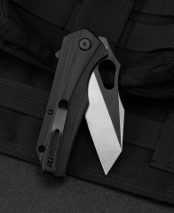 BESTECH OPERATÖR BG36A Siyah G10 Sap D2 Çakı