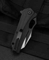 BESTECH OPERATÖR BG36A Siyah G10 Sap D2 Çakı