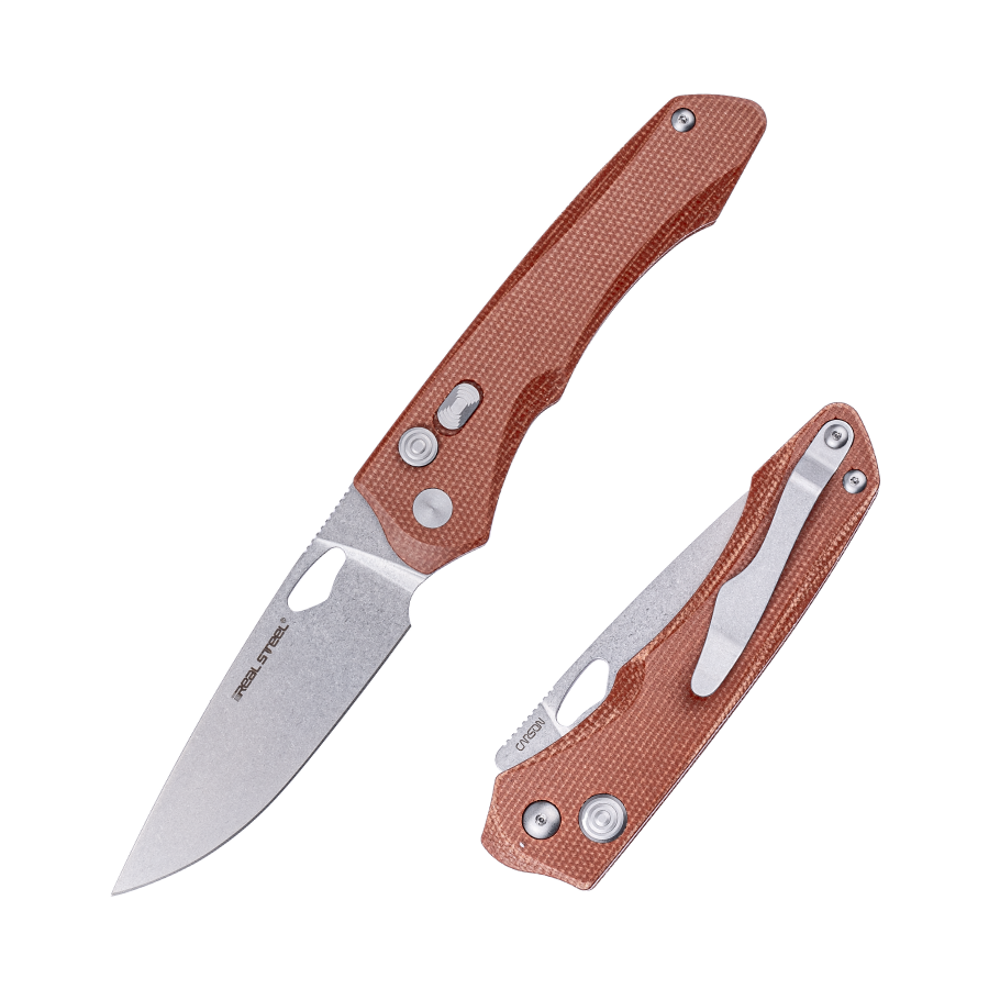 Real Steel Griffin Pro | Micarta Sap | 14C28N Çelik Çakı | 7131NM