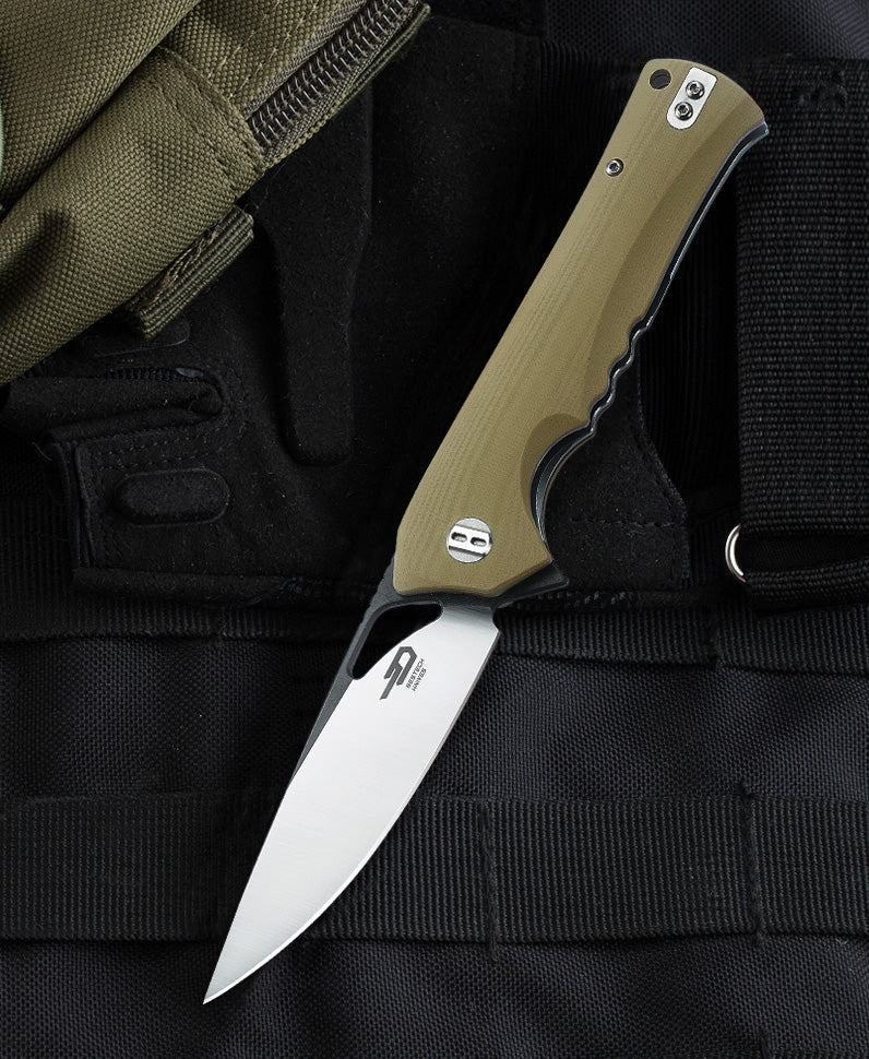 BESTECH MUSKIE BG20C-2 3,54'' D2 Blade G10 Sap