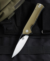 BESTECH MUSKIE BG20C-2 3,54'' D2 Blade G10 Sap