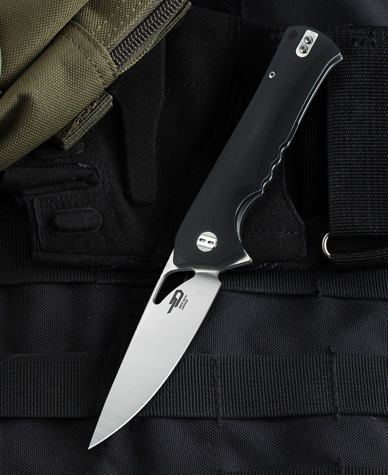 BESTECH MUSKIE BG20A-1 3,54'' D2 Blade G10 Sap