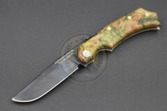 Stabilize Kayın Uru Sap Kuyruk Milli Bushcraft Namlu Çakı