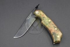 Stabilize Kayın Uru Sap Kuyruk Milli Bushcraft Namlu Çakı
