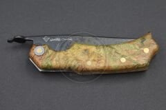 Stabilize Kayın Uru Sap Kuyruk Milli Bushcraft Namlu Çakı