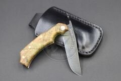 Stabilize Kayın Uru Sap Kuyruk Milli Bushcraft Namlu Çakı