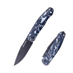 Real Steel Serenity Slipjoint | Akrilik Sap | N690 Çelik Çakı | 7681AB
