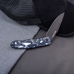 Real Steel Serenity Slipjoint | Akrilik Sap | N690 Çelik Çakı | 7681AB