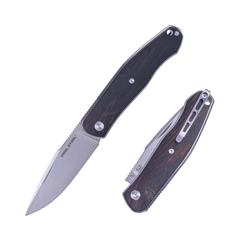 Real Steel Serenity Slipjoint | Ahşap Sap | N690 Çelik Çakı | 7681EW