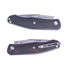Real Steel Serenity Slipjoint | Ahşap Sap | N690 Çelik Çakı | 7681EW