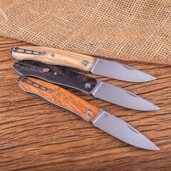Real Steel Serenity Slipjoint | Ahşap Sap | N690 Çelik Çakı | 7681EW