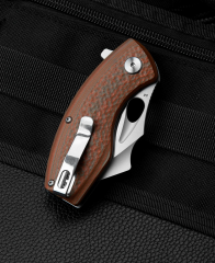 BESTECH LIZARD BG39B Yeşil + Turuncu G10 Sap D2 Çelik Çakı