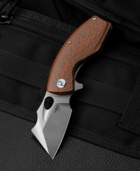 BESTECH LIZARD BG39B Yeşil + Turuncu G10 Sap D2 Çelik Çakı