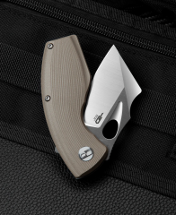 BESTECH LIZARD BG39C Bej G10 Sap D2 Çelik Çakı