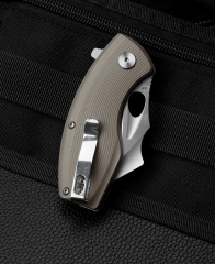 BESTECH LIZARD BG39C Bej G10 Sap D2 Çelik Çakı