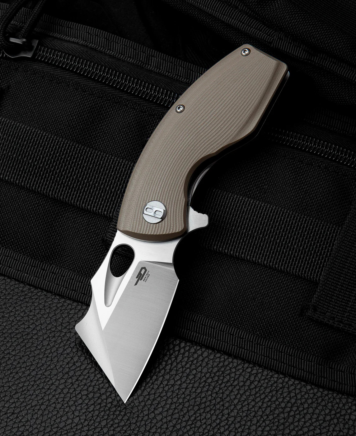 BESTECH LIZARD BG39C Bej G10 Sap D2 Çelik Çakı