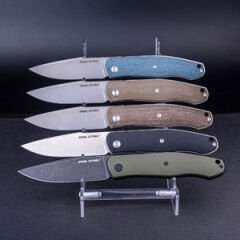 Real Steel Serenity Front Flipper | Micarta Sap | N690 Çelik Çakı | 7682NM