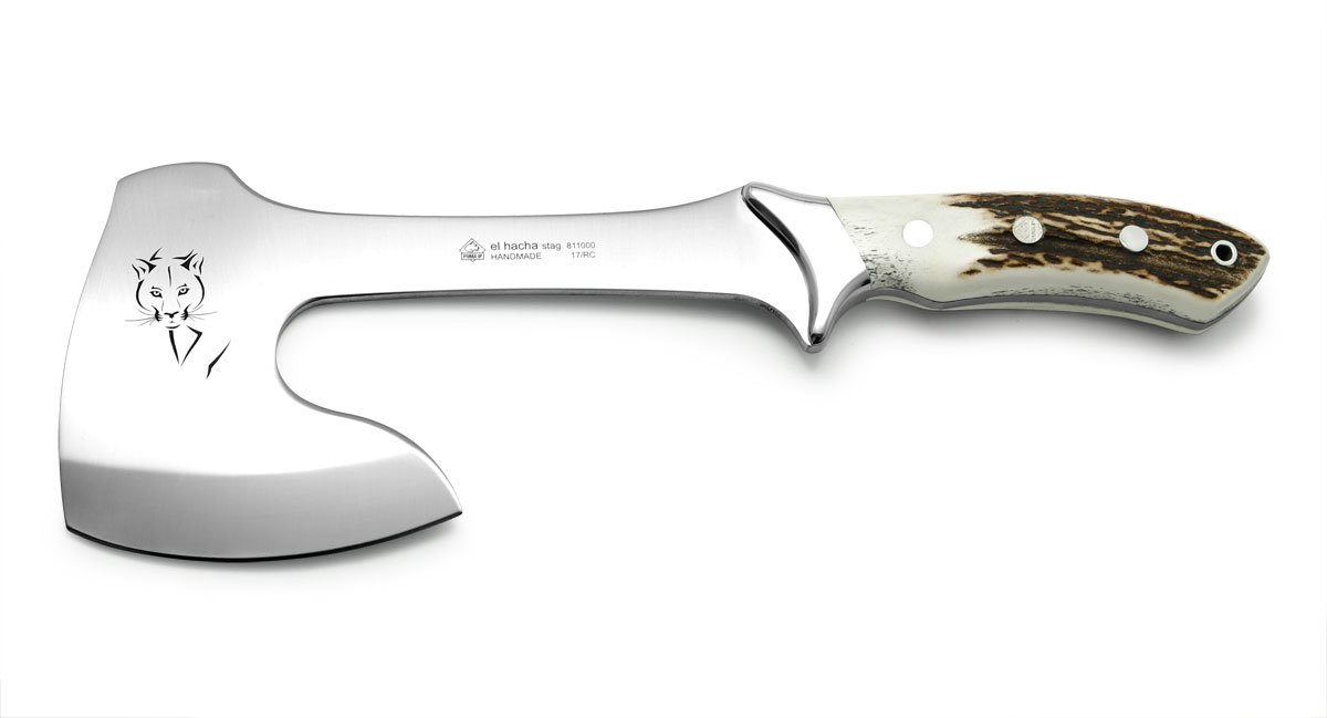 PUMA IP El Hacha Stag, With Lasered Puma Head Balta