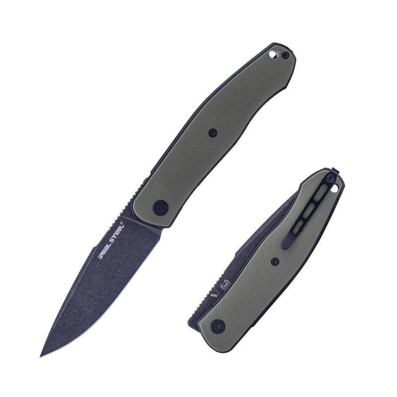 Real Steel Serenity Front Flipper | G10 Sap | N690 Çelik Çakı | 7682G