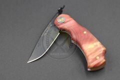 Stabilize Mapple Burl Ağacı Sap Kuyruk Milli Bushcraft Namlu Mini Çakı