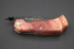 Stabilize Mapple Burl Ağacı Sap Kuyruk Milli Bushcraft Namlu Mini Çakı