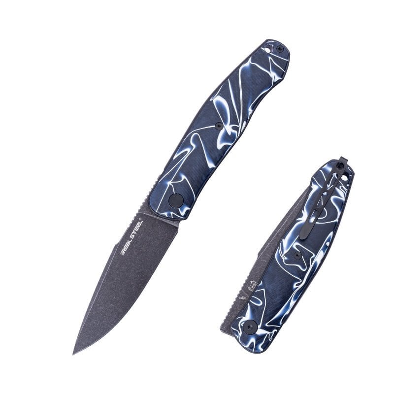 Real Steel Serenity Front Flipper | Akrilik Sap | N690 Çelik Çakı | 7682AB