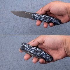 Real Steel Serenity Front Flipper | Akrilik Sap | N690 Çelik Çakı | 7682AB