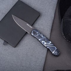 Real Steel Serenity Front Flipper | Akrilik Sap | N690 Çelik Çakı | 7682AB