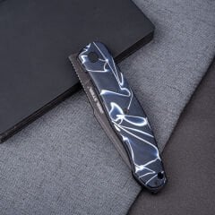 Real Steel Serenity Front Flipper | Akrilik Sap | N690 Çelik Çakı | 7682AB