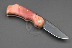 Stabilize Mapple Burl Ağacı Sap Kuyruk Milli Bushcraft Namlu Mini Çakı