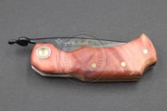 Stabilize Mapple Burl Ağacı Sap Kuyruk Milli Bushcraft Namlu Mini Çakı