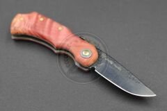 Stabilize Mapple Burl Ağacı Sap Kuyruk Milli Bushcraft Namlu Mini Çakı