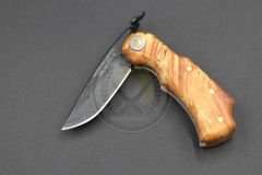 Stabilize Mapple Burl Ağacı Sap Kuyruk Milli Bushcraft Namlu Mini Çakı