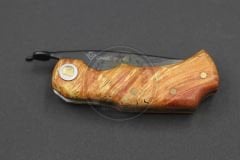 Stabilize Mapple Burl Ağacı Sap Kuyruk Milli Bushcraft Namlu Mini Çakı