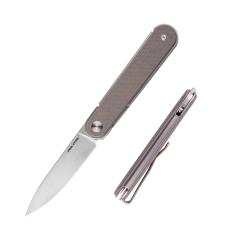 Real Steel Iris Front Flipper | G10 Sap | 12C27 Çelik Çakı | 8061BC